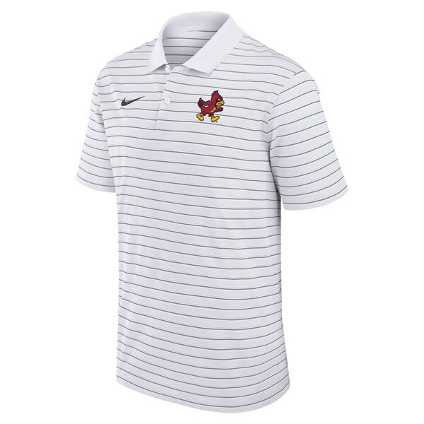 Nike Walking Cy White Striped Polo